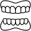 A black icon representing a dentist's chair, symbolizing the dental treatment or examination area.