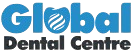 Logo of Global Dental Centre with the text "Global Dental Centre" in blue and black, representing the dental clinic's brand.