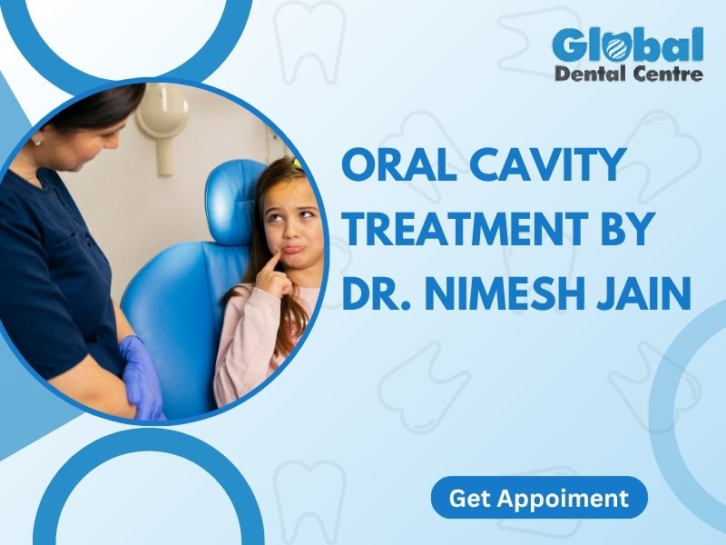 Child consulting for oral cavity treatment with Dr. Nimesh Jain at Global Dental Centre, Indore